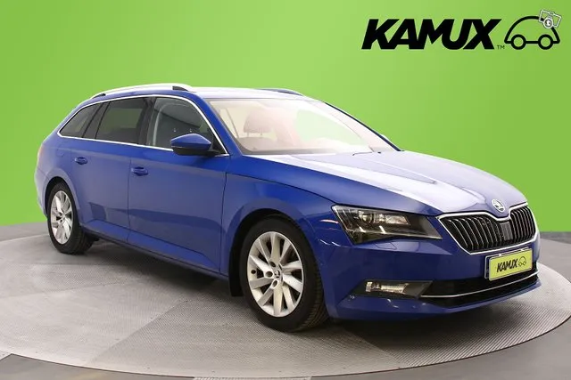 Skoda Superb Combi 2,0 TDI 150 Style BusinessLine / Kuolleen kulman varoitus / Webasto / Adapt. Vakkari / Canton Image 1